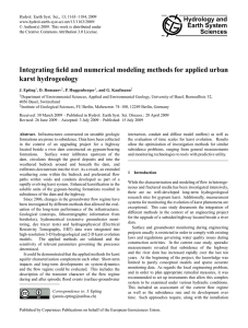 Integrating field and numerical modeling methods for applied urban