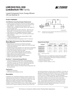 LNK306DN-TL Datasheet