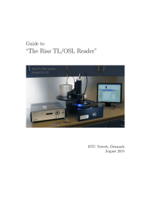 The Risø TL/OSL Reader