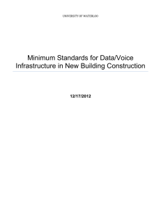 (Minimum) Standards for new building construction