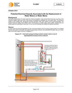 FLASH \\ Potential Electrical Hazards Associated with the