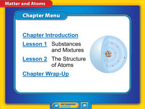 iScience ch 6 Matter and Atoms