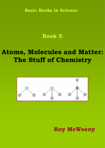 Atoms, Molecules and Matter: The Stuff of Chemistry