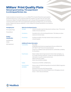 MWare Print Quality Plate_Product Guide.indd