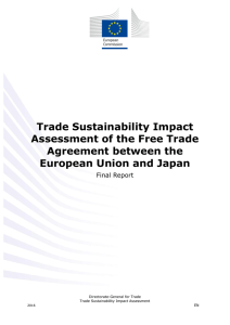 Trade Sustainability Impact Assessment of the Free Trade