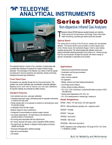 Series IR7000 TELEDYNE ANALYTICAL INSTRUMENTS