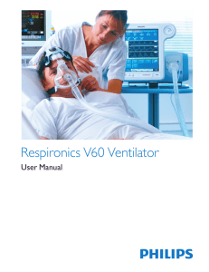 Respironics V60 Ventilator