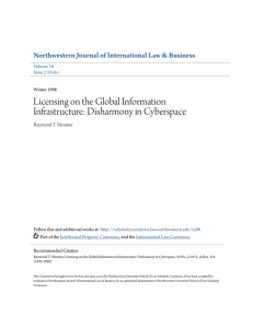 Licensing on the Global Information Infrastructure
