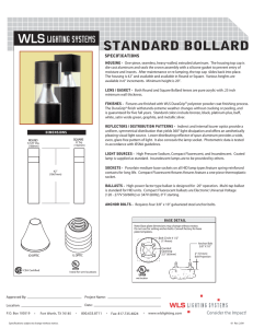 Standard Bollard p1(s)