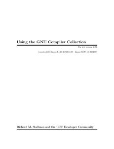 “Reporting Bugs” in Using the GNU Compiler