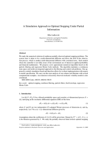 A Simulation Approach to Optimal Stopping Under Partial Information