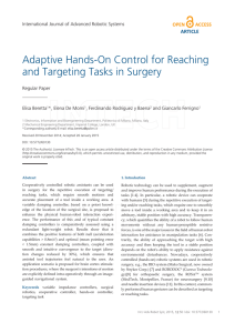 Adaptive Hands-On Control for Reaching and Targeting