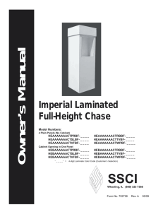 702726-Imperial Laminated Full-Height Chase