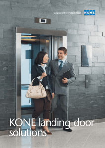 KONE landing door solutions