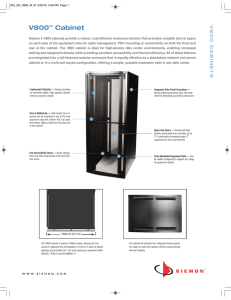 V800™ Cabinet