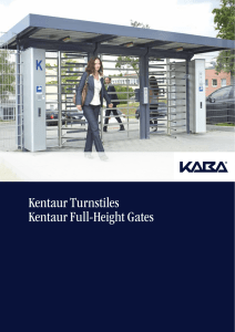 Kentaur Turnstiles Kentaur Full-Height Gates