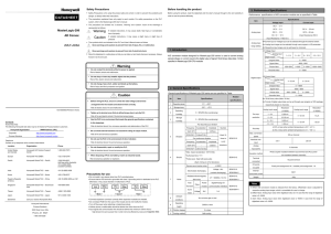 Warning DATASHEET Warning Caution Caution