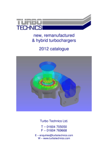to our turbocharger catalogue