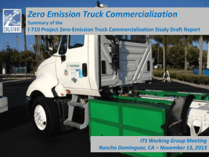 Zero Emission Truck Commercialization