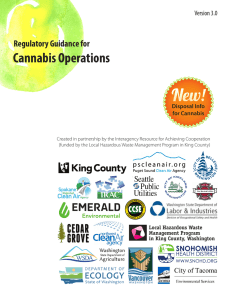 Regulatory Guidance for Cannabis Operations