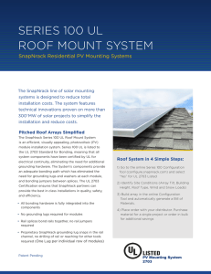 series 100 ul roof mount system
