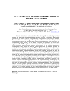 electrothermal mems microengine capable of bi