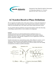 AC/Synchro/Resolver/Phase Definitions