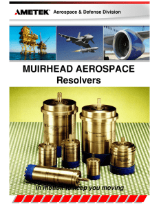 MUIRHEAD AEROSPACE Resolvers