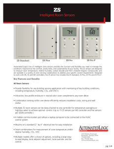 Spec Sheet - Automated Logic