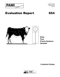 654 Livestock Scales