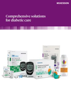 Comprehensive solutions for diabetic care