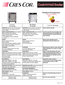 Cook-N-Hold Smoker