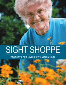 products for living with vision loss