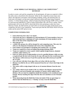 2015 Chem-E-Car Rules