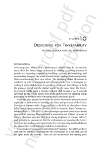 Designing for Tinkerability