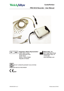 CardioPerfect PRO ECG Recorder - User Manual