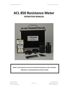 ACL 850 Manual - ACL Staticide