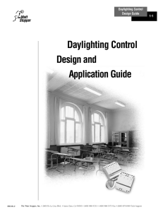 Daylighting control