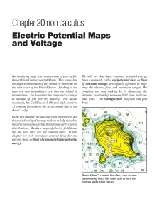 Chapter 20 Electric Potential Maps and Voltage