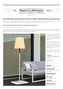 outdoor lighting collection from royal botania - Bültmann