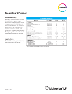 Makrolon® LF Data Sheet
