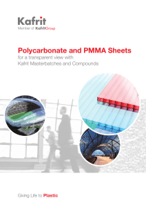 Polycarbonate and PMMA Sheets