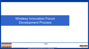 Steering Group - Wireless Innovation Forum