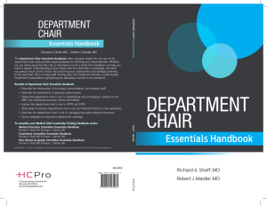 department chair - HCMarketplace.com