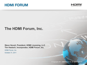 The HDMI Forum, Inc.