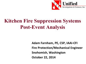 Kitchen Suppression Systems