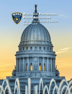 2013 - 2014 Legislative Session Report Card