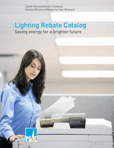 Lighting Rebate Catalog
