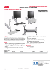 Specifiers Guide Chapter 7: Human Machine Interface