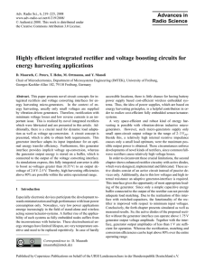 Highly efficient integrated rectifier and voltage boosting circuits for